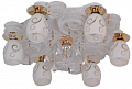 AU7116/6+1 WH+SR  Люстра Космос Диаметр 600 E27*7*60W