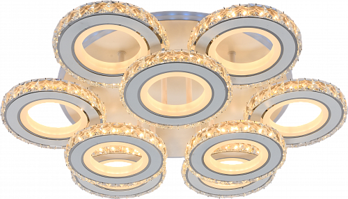 AU61402/6+3 WH+CR (RGB) Светильник 565*130, LED 288W+12W 3000-6000K DIMMER ПДУ