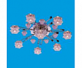 Потолочные галоген 5232/8CR RC LED