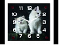 2525-011 (10) Часы настенные "Котята" "21 Век"