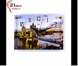 2535-585 (5) Часы настенные "Тауэрский мост и Темза""21 Bek"