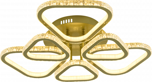 AU61017/3+3 MATT GOLD Люстра LED 264W 3000-6000K DIMMER ПДУ