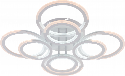 AU61802/4+4 WH Светильник LED Белый 176W 3000-6000K DIMMER ПДУ Ø670*120