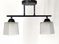 AU1734/2 BK+CR Люстра, черный+хром, Е27 2х60W