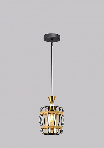 AU41852/1 BK Подвес, 1*E27*60W, Черный 105*22*33
