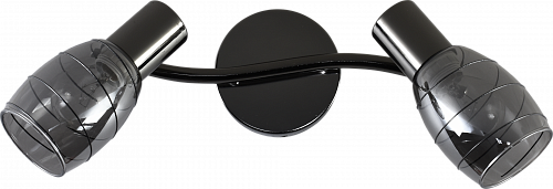 AU21602/2 DARK CHROME Спот, 380*100*170, темный хром Е14 2х40W
