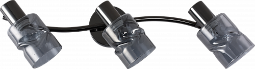 AU21103/3 DARK CHROME Спот Е14 3х11W Черный хром