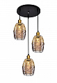 AU41870/3 BK Подвес, 3*E27*60W, Черный 50*18*26