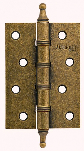 Петля дверная с четырьмя подшипниками ADDEN BAU. 100X70X2.5 4W AGED BRONZE (цвет СОСТАРЕННАЯ БРОНЗА)