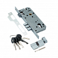 Замок врезной с секретным цилиндром 60мм.5 кл. ADDEN BAU. LOCK 4585 5-60B D (CHROME (цвет ХРОМ))