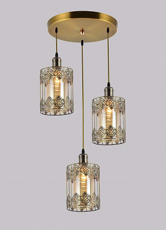 AU41551/3 AB Подвес, 3*E27*60W, Античная бронза