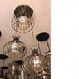 AU4506/3 AB+Glass  Подвес E27*3*60W 
