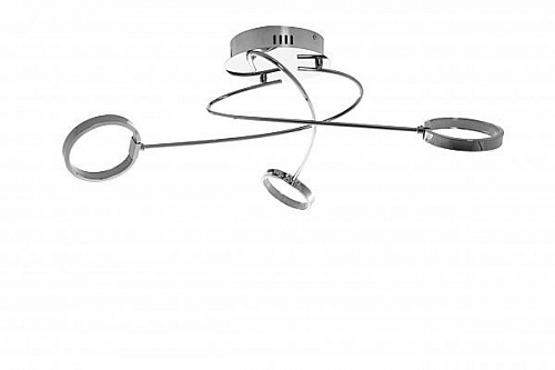 Люстра потолочная 1072/3C LED*3*7,2W хром ЛС