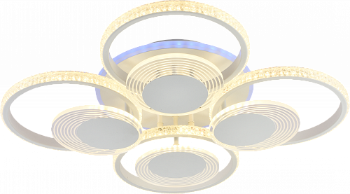 AU62219/4+4 WH  (RGB) Светильник LED белый 152W+8W 3000-6000K DIMMER ПДУ 860*360*360