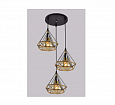 AU41329/3 bk Подвес  E27*3*60W  чёрный