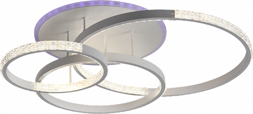 AU61019/3 RGB WH Люстра LED 106W+8W 3000-6000K DIMMER ПДУ