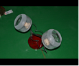 79721/2CH+RD (4) Светильник бытовой потолочный (220V 15W E27)