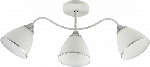 AU11610/3 WH+CR Люстра, 620*135*260, белый+хром, Е27 3х60W