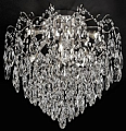 30026/11 CH+WT GLASS Светильник 11*Е14*60W+33W LED ПДУ