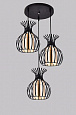 AU41526/3 BK Подвес, 3*E27*60W, Черный