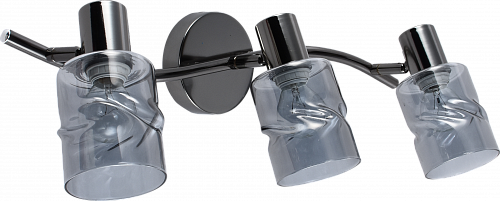 AU21103/3 DARK CHROME Спот Е14 3х11W Черный хром