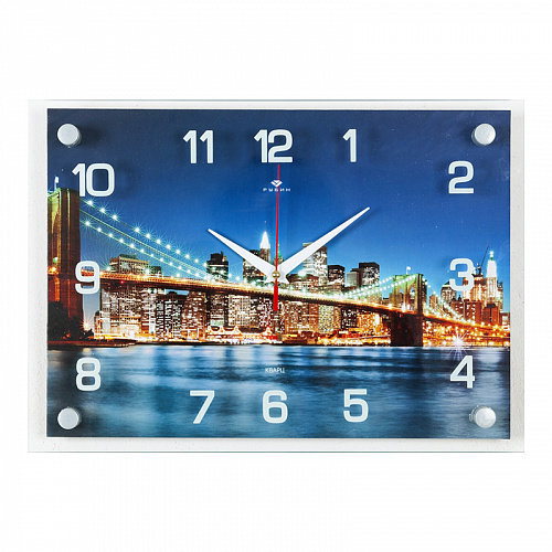 2535-435 (10) Часы настенные "Ночной мост""21 Bek"