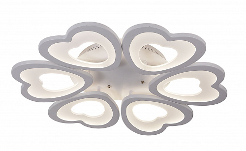 AU6312/6 WH  Люстра Корпус Белый LED 6*26W/3000-6000K ПДУ