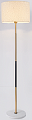 AU51958/1 WHITE+GOLD, Торшер напольный, Е27*1*60W, белый+золото