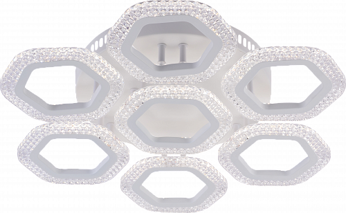 AU61604/6+1 WH  Светильник LED Белый  84W 3000-6000K DIMMER ПДУ Ø525*75