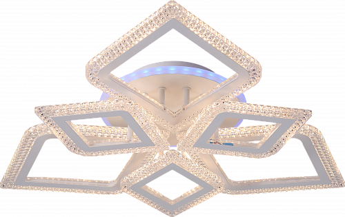 AU61606/3+3 WH RGB Светильник LED Белый  114+7W 3000-6000K DIMMER ПДУ Ø715*120