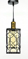 AU41821/1 BK Подвес, 1*E27*60W, Черный 80*32*27