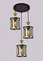 AU41829/3 BK Подвес, 3*E27*60W, Черный 46*18*25