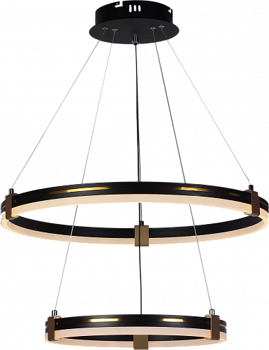 AU61232/2 GOLD+BK Подвес Кольцо LED Черный+Золото 114W 3000-6000K DIMMER ПДУ