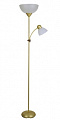 COLOSSEO optima 41212/F ALFEO золото, белый E27 1*100W, E14 1*40W Торшер