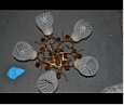 2007H/5 MIX (4) Светильник бытовой потолочный (220V 15W E27)