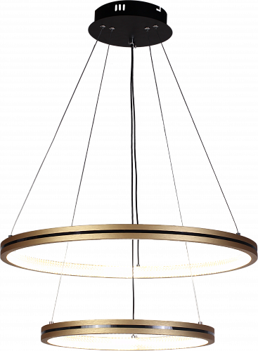 AU61230/2 GOLD+BK Подвес Кольцо LED Золото+Черный 114W 3000-6000K DIMMER ПДУ