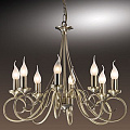 ODEON LIGHT 1297/8W ODL 10 105 бронза Люстра Е 14 8*60W 220V SANDIA
